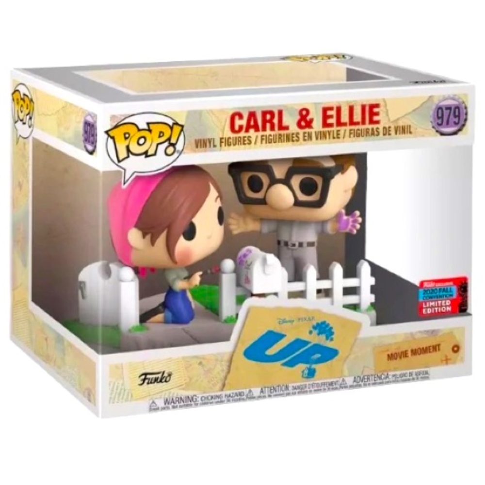 Pixar Up Carl & Ellie Exclusive Fall Convention Movie Moments Funko Pop 979